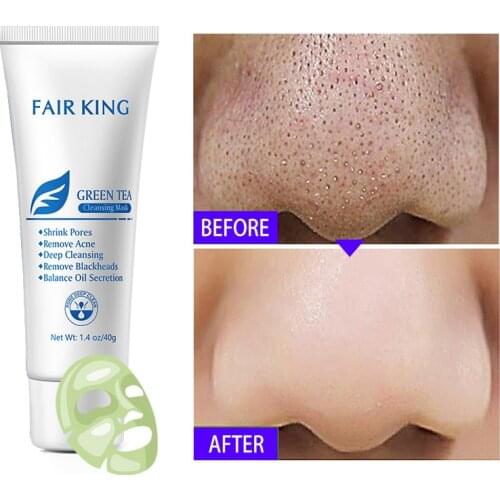40g Green Tea Remove Blackhead Face Mask Skin Care Remove Acne Nose Deep Cleansing Pore Strip Moisturizing Peeling Facial Mask