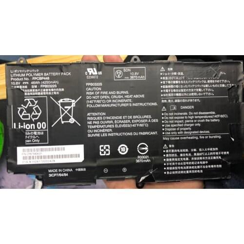 Tops laptop battery for Fujitsu Stylistic Q736 Q737 Q775 FPCBP448