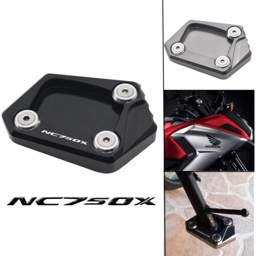 CNC Aluminum Support Foot Plate, Side Support Extension For HONDA NC 750 X NC750X NC 750X 2012-2016