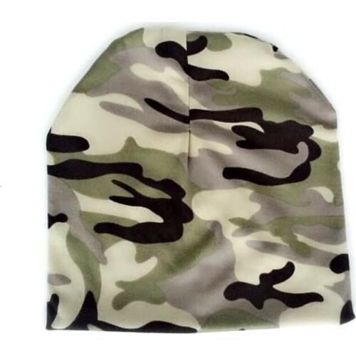 New baby women gray infant army men camouflage military cap bonnet baby camo hat cap beanie for children pom pom newborn