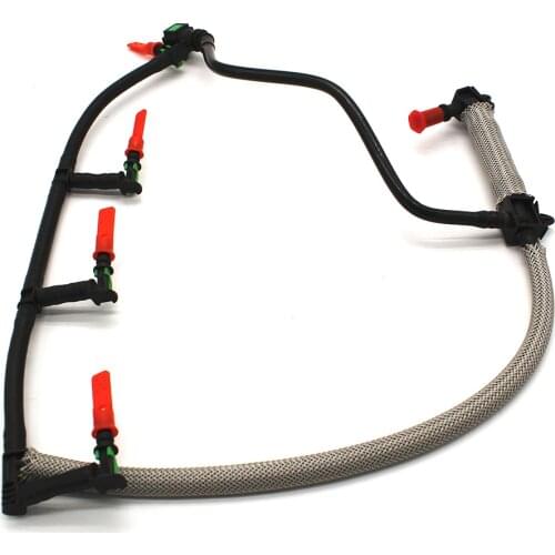 For Ford Transit MK7 MK8 2.2 RWD 1761932 BK3Q-9K022-AG Car Leak Off Fuel Pipe Hose Auto Diesel Leak Off Fuel Pipe Hose + Clips
