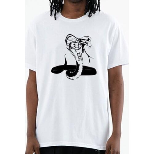 Cobra Kai T Shirt Cobra Kai T-Shirt Mens Short-Sleeve Oversized Tee Shirt Printed Cotton Classic Men Fun Tshirt Plus Size