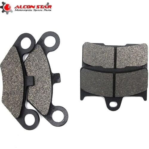 Alconstar 4PCS Motorcycle Rear Front Brake Pads Set For YZM 660 CCM LX 700-4A CF 500 625 800 Atals 500 G 520 F Max