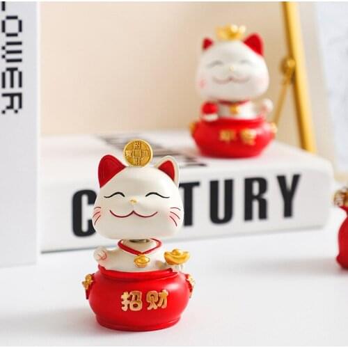 Creative cute cat store opening gift trinkets friends new house company front desk decorations