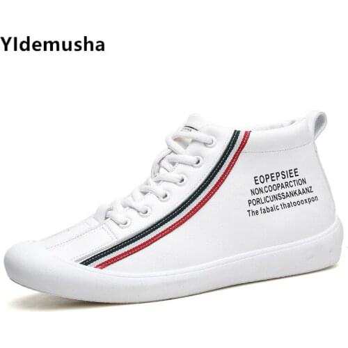 Mens Vulcanize Shoes Fashion Tide Shoes 2020 New White Shoes Comfortable Non-slip Wild Casual Shoes Men Outdoor Sports Shoes