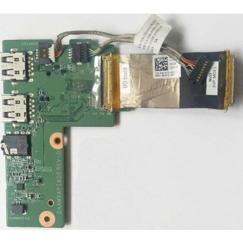Original FOR Dell FOR Inspiron 15-7559 Laptop USB Audio Board W/ Cable 0WC976 DAAM9API8D0 G5WGR cn-0G5WGR 0G5WGR 100% tested ok