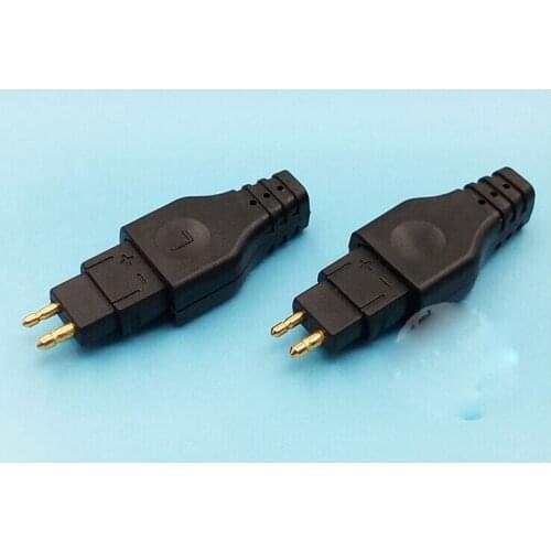Sale Gold Plated Plug Connector For DIY HD650 HD600 HD565 HD580 HD414 Black White Mini Plug Jack 100pcs 50pair