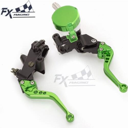 7/8" 22MM Motorcycles Brake Clutch Levers Motorcycle Brake Master Cylinder For Kawasaki NINJA 250R 2008 - 2012 2009 2010 2011