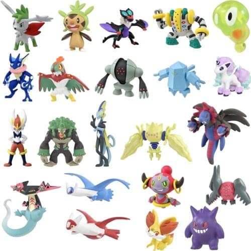 TAKARA TOMY 4.5cm MS-01-MS-43 Pokemon Figures Popular Combination Lucario Greninja Zeraora Toys High-Quality Exquisite Gifts