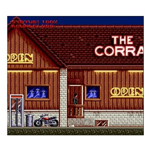 Terminator 2 - Judgment Day 16 bit Big Gray Game Card For USA NTSC Game Player