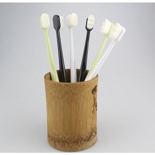 Ultra-fine Soft Hair Eco Friendly Toothbrush Portable Travel Tooth Brush With Box Soft Fiber Nano Toothbrush Oral Hygiene Care