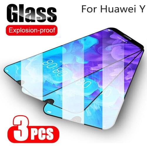 Protective Glass For Huawei Y5 2019 Screen Protector For Huawei Y6 Y7 Y9 Prime Pro 2019 For Huawei Y5p 2020 Tempered Glas film