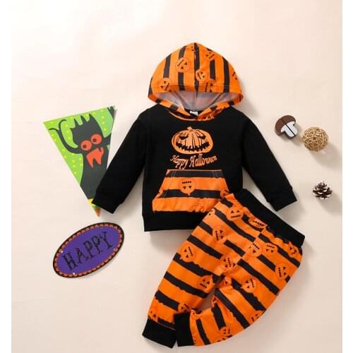 1set Black and Yellow Autumn Newborn Infant Baby Boy Clothes Set Casual Hooded Pocket Tops Pants Outfits Baby Boy Costumes 7m-6T