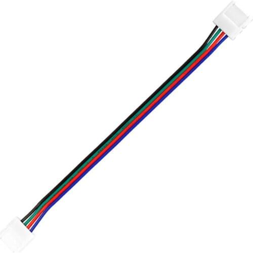 1 Pc 4-Pin Connecting Corner 4pin RGB Connector PCB Adapter For 10mm SMD 5050 RGB LED Strip Light