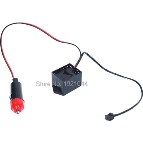1PCS DC12V with cigar lighter Load 10Meters EL wire inverter for driving 10meters EL wire or EL strip For Car Party Decoration