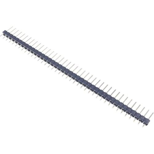 10pcs 40 Pin 1x40 Single Row PCB Male Header 2.54 Breakable Pin Header Connector Strip for Arduino Square Pin Through Holes