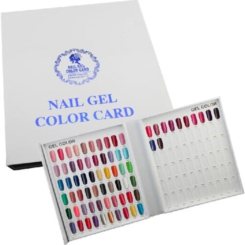 120/216/308 Color False Nail Color Display Book Nail Art Gel Polish Color Chart Palette Varnish Practice Manicure Tool 20#920