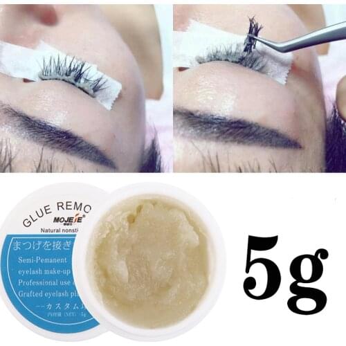 5g grafted and planted false eyelashes remover cream removes the glue and removes the gel cream is tasteless and non-irritating