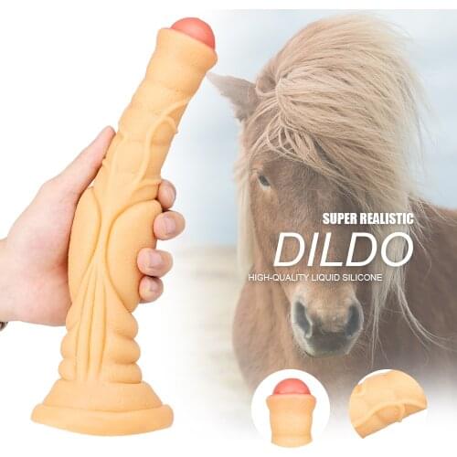 30cm Long Anal Dildos Realistic horse Penis Butt Plug Anus dilation Stimulator Prostate Massage Ass Sex Toys For Woman Men 18