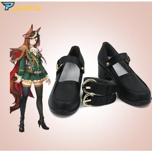 Anime Uma Musume: Pretty Derby Symboli Rudolf Cosplay Shoes Boots Custom Made