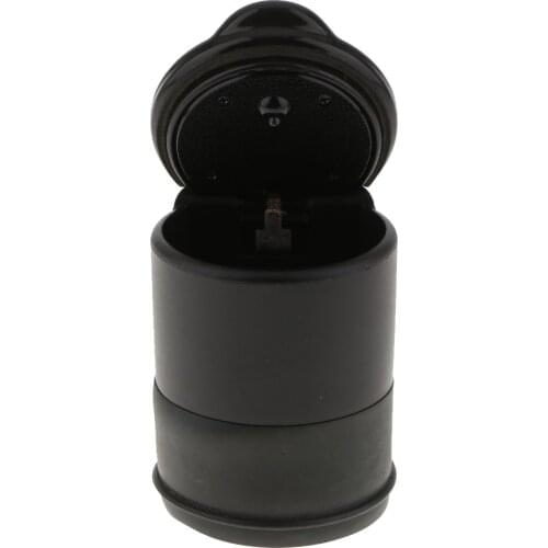 Auto Ashtray Cigar Electronic Lighter with Lid Blue LED Light for Most Car Cup Holder Home Office