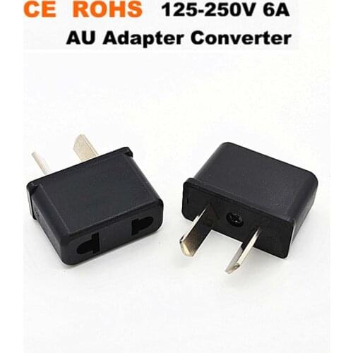 Ce US/AU EU Universal Travel Power Adapter Converter Wall Plug To AU Australia 2PIN Travel Wall Power Plug