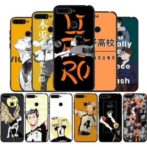 Oya Oya Oya Haikyuu Black TPU Silicone Soft Phone Case For Honor 8X 9 8 10 20 30 Lite Pro MATE 9 10 20 30 Pro Lite