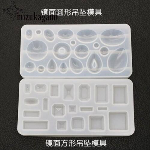 1PC New 3D Pendant Silicone Mold Resin Silicone Gemstone Patch Mold Handmade Tool Epoxy Resin Molds for DIY Fashion Jewelry