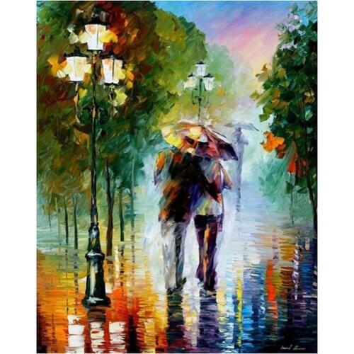 GATYZTORY Frame Diy Painting By Numbers Kits Wall Art Picture Canvas Painting Home Decors 60x75cm
