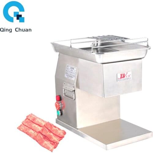 Commercial Meat Slicer Cube Mincing Machine Stainless Steel Flaky Cutting Electric Cutter 220V