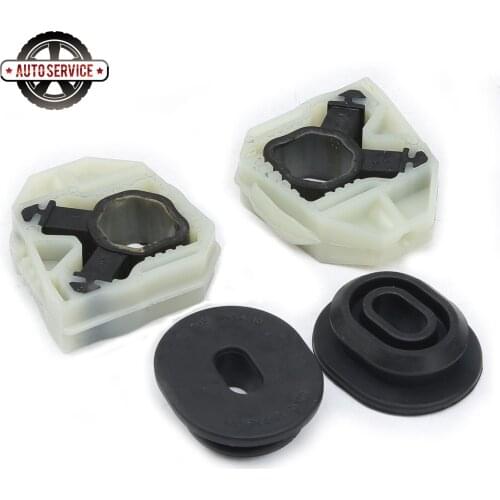 New Radiator Mount Set 4PCS Lower And Upper For VW Passat B6 Jetta Golf MK5 MK6 Audi A3 TT Skoda Octavia Superb Seat Leon Toledo