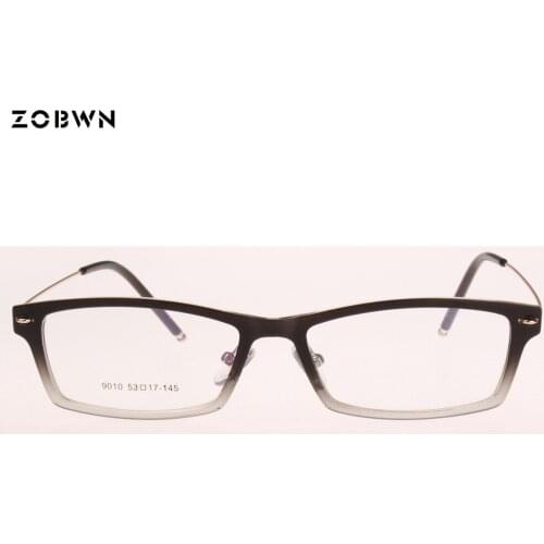 Square black glasses man очки red progressive color steel wire temples oculos de grau feminino круглые очки full rim quadros