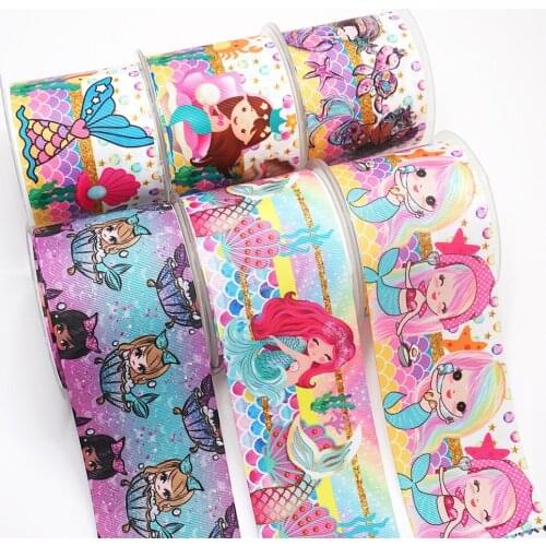 DIY Handmade Materials Printed Grosgrain Ribbon 50 Yard Per Size 35702