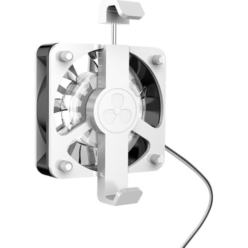 Mobile Phone Cooler Universal Gaming Phone Cooler Portable RGB Fan Holder Heat Sink Anchor Game Radiator