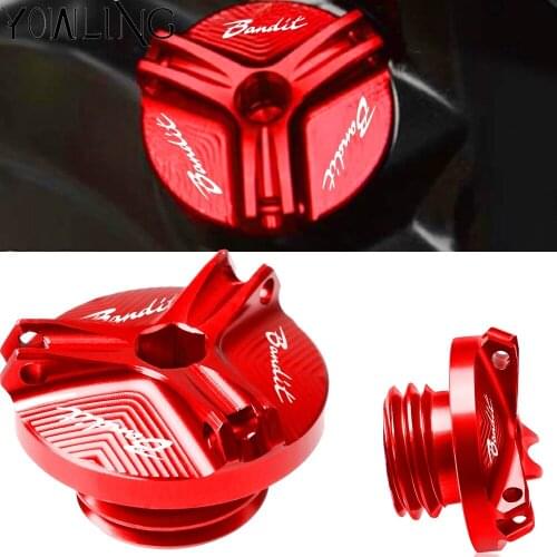 Motorcycle M20*2.5 For Suzuki GSF 600 650 Bandit S GSF 1200 1250 Bandit 650S GSF1250 Engine Oil Filter Cup Cap Plug Cover Screw