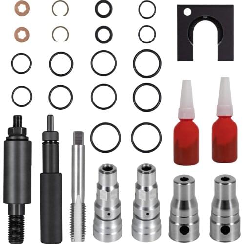 Chuang Qian Fuel Injector Sleeve Tool Set for 2003-2010 6.0L & 6.4L Ford Powerstroke Engines