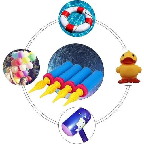 Inflator Balloons Inflated Pump Assorted Colors Party Balloons Strong Pump For Inflating Balloons Toys Accessories