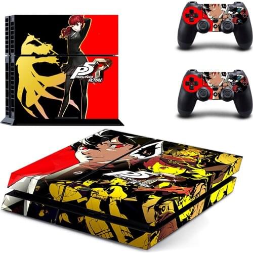 Persona 5 Game PS4 Stickers Play station 4 Skin Sticker Decals For PlayStation 4 PS4 Console & Controller Skins Vinyl
