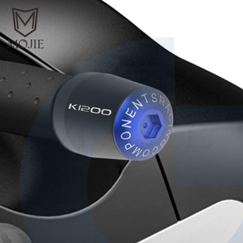 7/8" 22mm Motorcycle Handlebar Grips End Handle Bar Cap End Plug For BMW K1200GT K1200LT K1200R SPORT K1200S K1200 GT LT R S