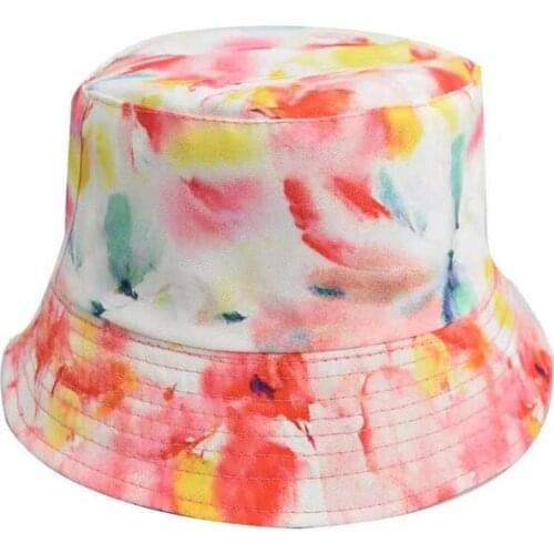 New Mens And Womens Fashion Trend Leisure Outdoor Sunshade Folding Printed Cotton Double-Sided Four seasons Fisherman Hat 2021