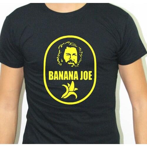 Hot New 2019 Summer Fashion T-SHIRT BUD SPENCER BANANA JOE TELEFILM CINEMA TV IDEA REGALO TUTTE LE TAGLIE Tee Shirt