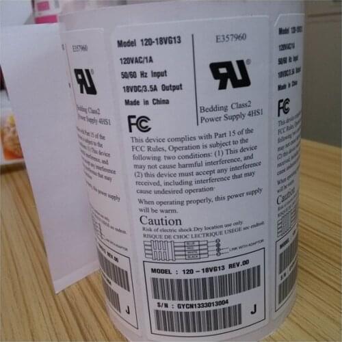 Customized clear cosmetic labels cheap cosmetics private label