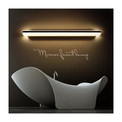 LED modern simple fashion bathroom mirror cabinet lamp waterproof and antifogging bathroom dresser mirror front lamp mural lamp