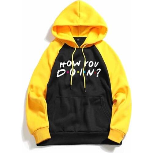 Autumn Winter New Color Block Vintage Print Sweatshirt Long Sleeve Hoodies Fashion Male Hoodies Streetwear Student Sweatshirt