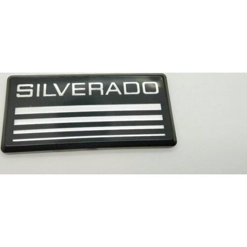 1 Pcs New Silverado 1500 2500 3500 emblem badge pillar for Chevy 1988 89 90 91 92 93 94 car styling Car Styling