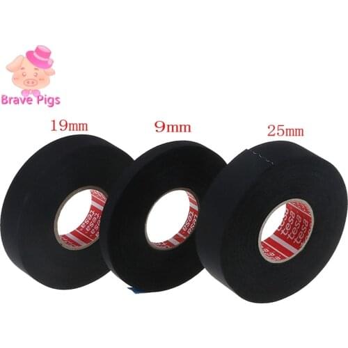 1Pc Tesa 51036 Adhesive Cloth Tape Fabric Wiring Loom Harness Length 25m