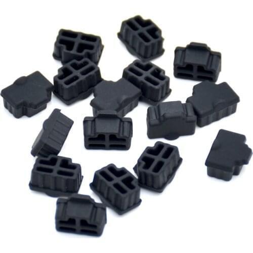 1000pcs Rj45 Anti Dust Plug Cover Stopper Laptop Computer Accessories Silicone Protective Micro Dust Usb Cover Plug