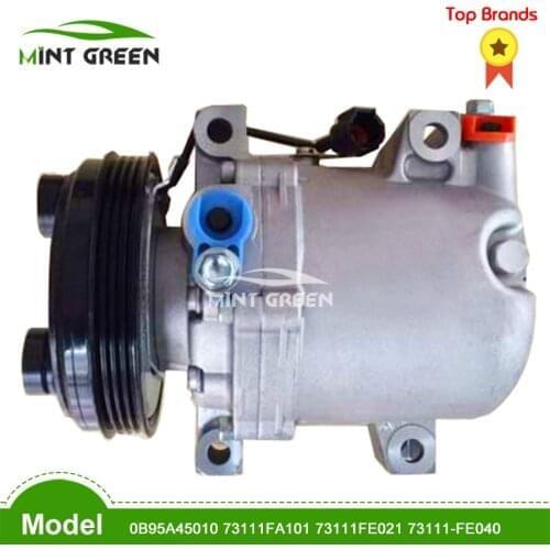 Auto AC Compressor For Subaru Forester Impreza Compressor 73111FA101 0B95A45010 73111FA001 73111FA000 73111FA131 73111FE021 4PK