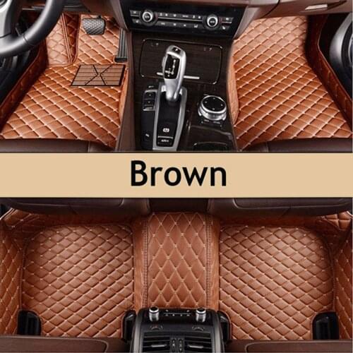 Tapis de sol voiture accessories Car Mats for Ford F150 Mustang Focus S Max Fiesta Mondeo 4 Fusion Kuga Edge 2000-2020 Carpets