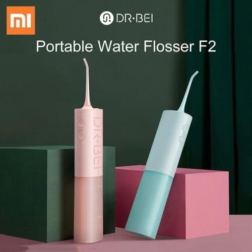 Xiaomi DR.BEI Cordless Oral Irrigator Portable Dental Water Jet Flosser USB Rechargeable Teeth Cleaner 3 Modes Water Pressure